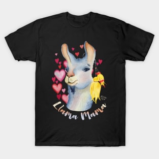 Llama Mama Boho Llama T-Shirt